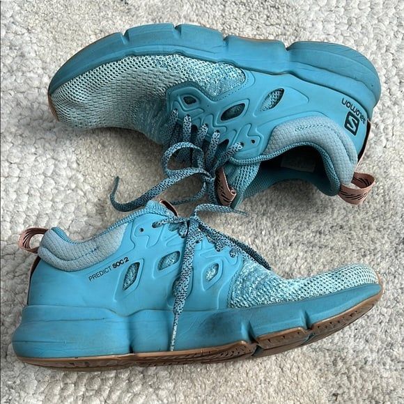 Salomon Predict SOC 2 Blue Athletic Shoes - Picture 5 of 11